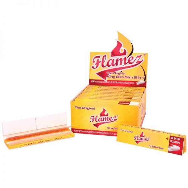 Display Flamez King Size Slim Two In One 24 Pcs 14.50